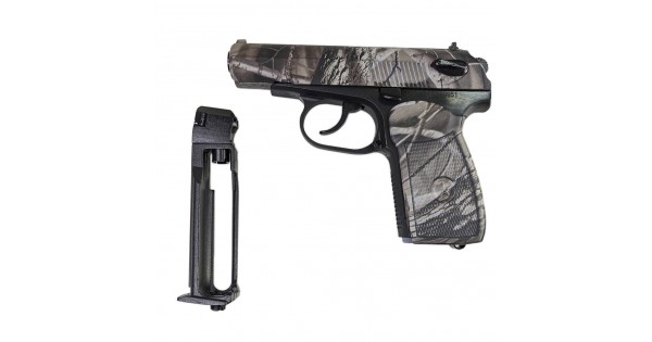 Пневматический пистолет МР-654К-23 (камуфляж, ПМ) с обновленной