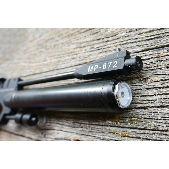 Пневматический пистолет МР-672-02 спортивный кал. 4, 5мм до 7, 5 Дж купитьс доставкой