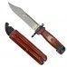 Штык-нож ММГ ШНС-001 АК 6x4 для АКМ и АК-74 (темно-коричневый)