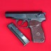 Пистолет Макарова Р-411 охолощенный, кованый затвор с бакелитовой рукояткой 2019г. Б/У