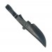 Кожаные ножны для ножа европейского типа с длиной клинка 12 см (черные)