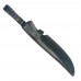 Кожаные ножны для ножа европейского типа с длиной клинка 16 см (черные)