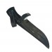 Кожаные ножны для ножа традиционного типа с длиной клинка 16 см (черные)