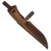 Кожаные ножны для ножа традиционного типа с длиной клинка 16 см (шоколад)