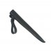 Кожаные ножны для ножа финского типа с длиной клинка 16 см (черные)