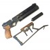 Пистолет пневматический KrugerGun КОРСАР 6, 35, рукоять дерево, ствол 240мм, резервуар 42мм с манометром