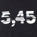 Футболка с принтом 5, 45, размер XXL, серый