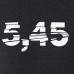 Лонгслив с принтом 5.45 серый, размер M