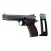 Пневматический пистолет Borner P210-S 4.5 мм (серебристый, Blowback)