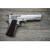 Оружие списанное охолощенное Colt 1911 СО ХРОМ МАТ под патрон 10x24 (Курс-С)