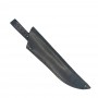 Кожаные ножны погружные для ножа с длиной клинка 17 см (черные)