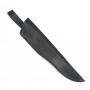 Кожаные ножны для ножа финского типа с длиной клинка 17 см (черные)